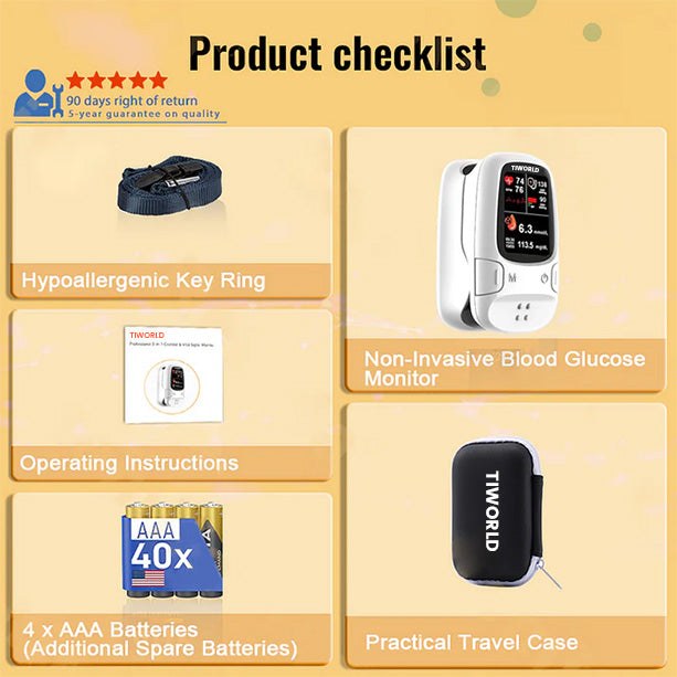 🎁2026 Hot Sale: 70% Off--Develops Newly Launched Non-Invasive Smart Glucose Meter 🔥made in the USA-99.9% Accuracy + Exclusive Gift(✅TGA Approved)