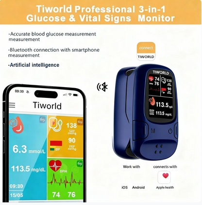 👑【2026's Hottest Seller】Tiworld™ Develops Newly Launched 🏆Non-Invasive Blood Glucose Meter[99.9% Accuracy+ Exclusive Gift]✅TGA Approved
