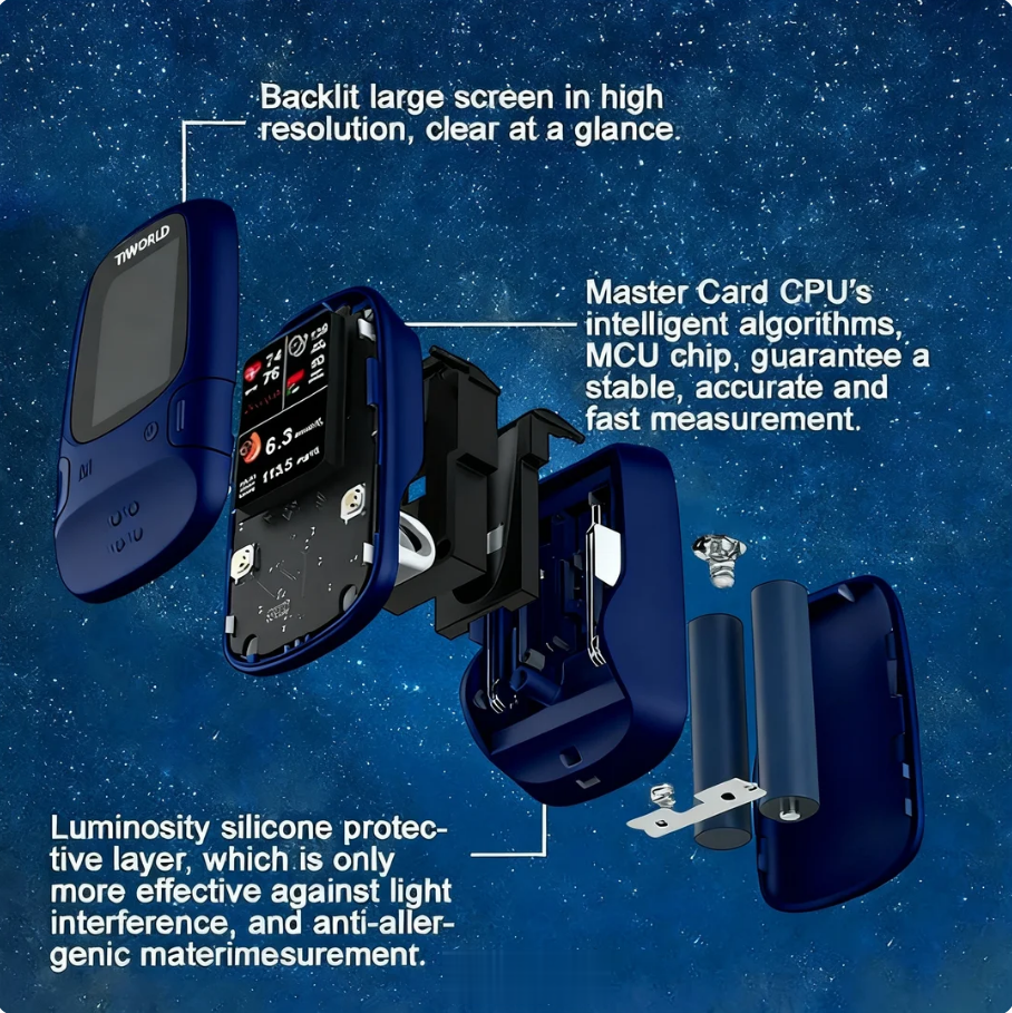 👑【2026's Hottest Seller】Tiworld™ Develops Newly Launched 🏆Non-Invasive Blood Glucose Meter[99.9% Accuracy+ Exclusive Gift]✅TGA Approved