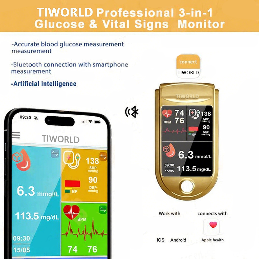 👑2026 Hot Sale Last Two Hours:At least 70% off! TIWORLD™ Advanced Non-Invasive GlucoseMonitor-99.9% Accuracy + Exclusive Gift ✅TGA Approved🔥