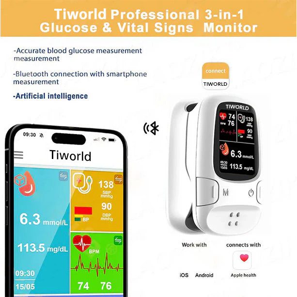 🎁2026 Hot Sale: 70% Off--Develops Newly Launched Non-Invasive Smart Glucose Meter 🔥made in the USA-99.9% Accuracy + Exclusive Gift(✅TGA Approved)