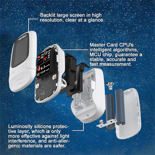 🎁2026 Hot Sale: 70% Off--Develops Newly Launched Non-Invasive Smart Glucose Meter 🔥made in the USA-99.9% Accuracy + Exclusive Gift(✅TGA Approved)