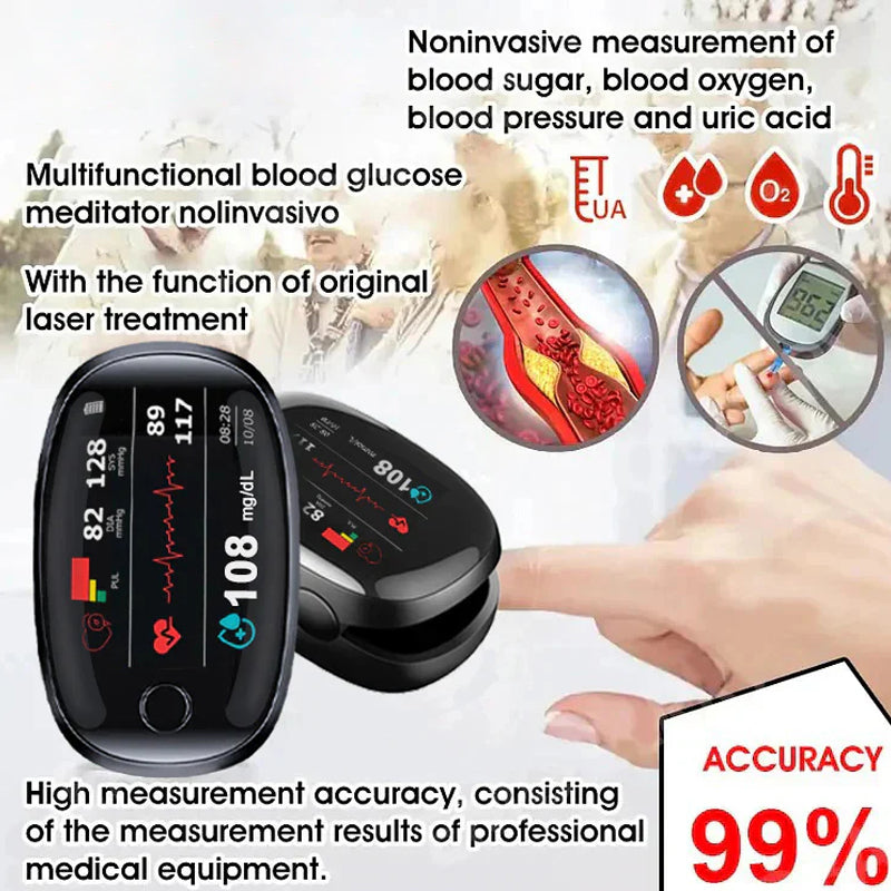 👑【2026's Hottest Seller】: 70% OFF🏆Non-Invasive Blood Glucose Meter[99.9% Accuracy+ Exclusive Gift]✅TGA Approved