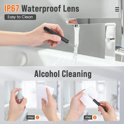 🔥SEAGRIL™ Pro Ear Cleaner Kit (HD Camera Ear Pick)-Live view • Soft silicone tips • USB-C rechargeable