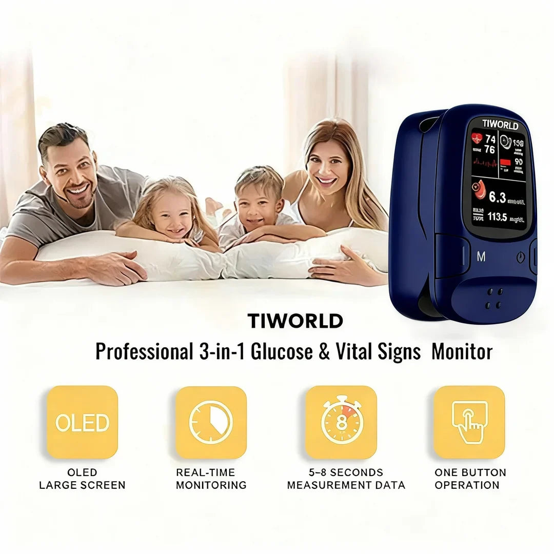 👑【2026's Hottest Seller】Tiworld™ Develops Newly Launched 🏆Non-Invasive Blood Glucose Meter[99.9% Accuracy+ Exclusive Gift]✅TGA Approved
