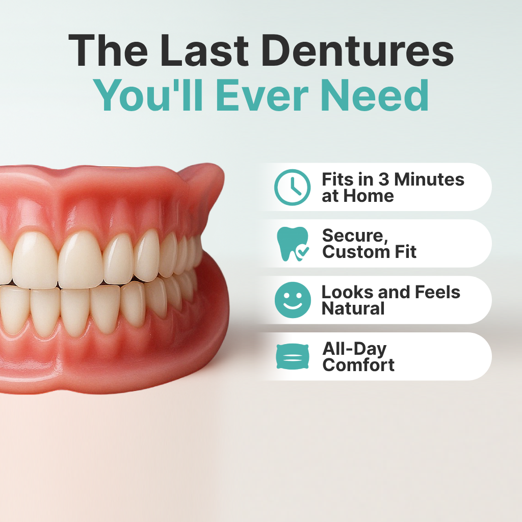 🌎Ends Today: 70% OFF! SEAGRIL™ Custom-Fit Full Functional DenturesMake you more confident