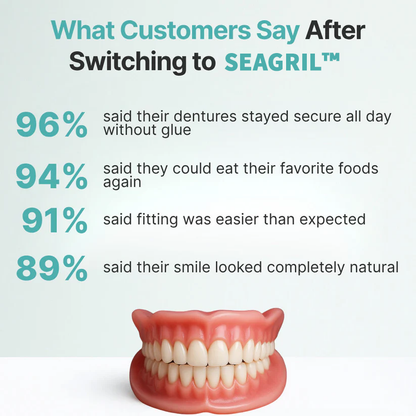 🌎Ends Today: 70% OFF! SEAGRIL™ Custom-Fit Full Functional DenturesMake you more confident